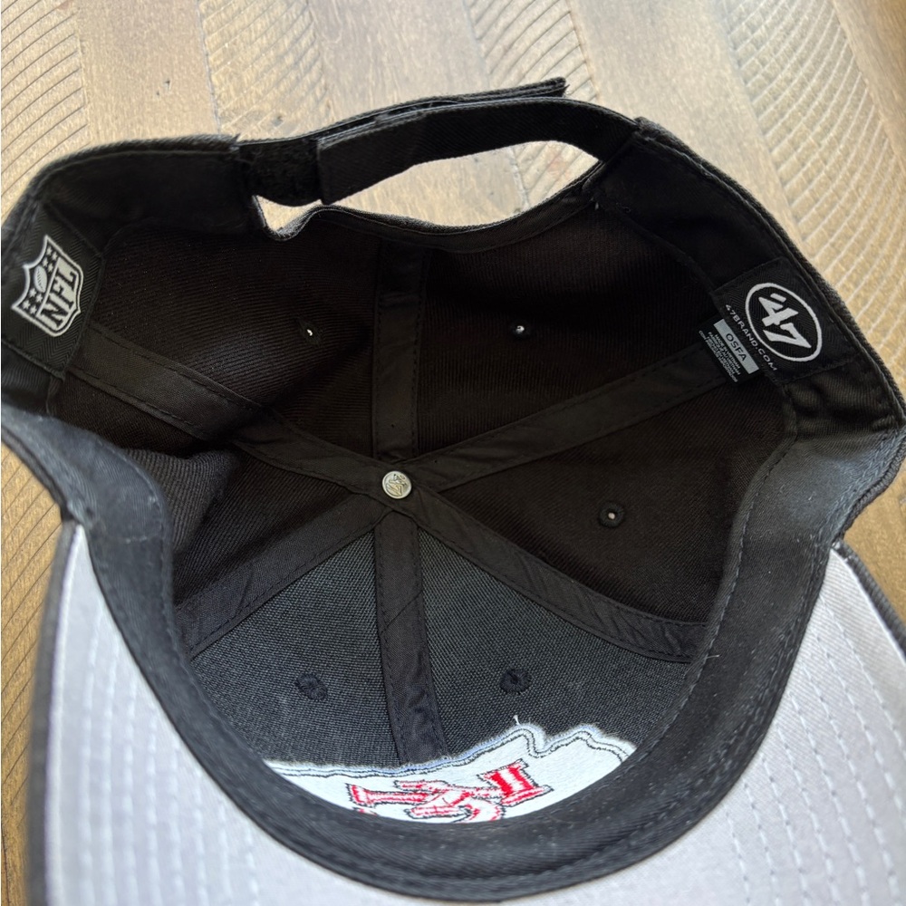 47 Brand Black Kansas City Chiefs Hat - Picture 4 of 5
